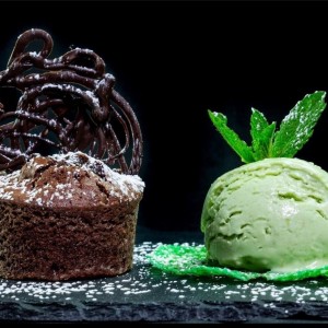 cake de chocolate y avocado