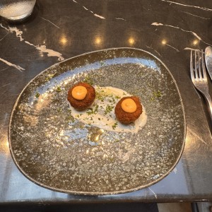 Brocheta de queso
