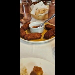 Croquetas de jamón y Chorizo Ibérico