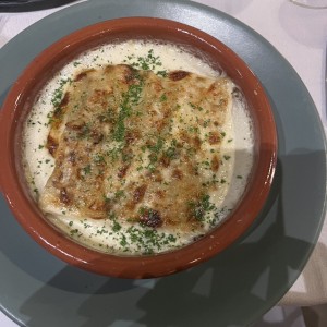 Canelones de cochinillo