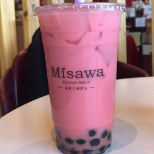 Bubble tea de Fresa