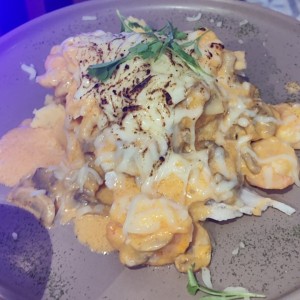 Corvina Rellena con Camarones