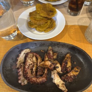 Pulpa a la parrilla