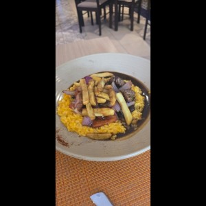 Risotto Lomo Saltado