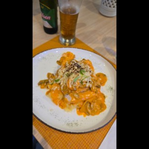 Corvina Rellena con Camarones