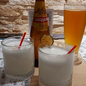 Pisco Sour y Cerveza