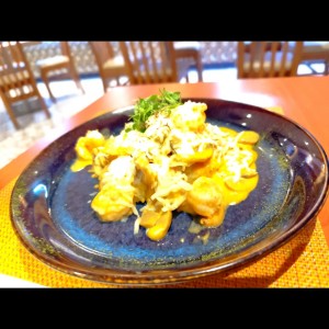 Corvina Rellena con Camarones