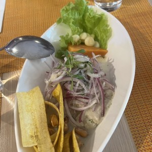 Entradas - Ceviche de Corvina