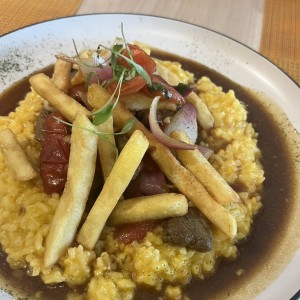 Risotto Lomo Saltado