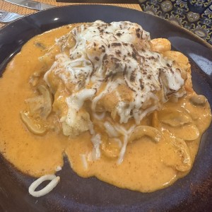 Corvina Rellena con Camarones