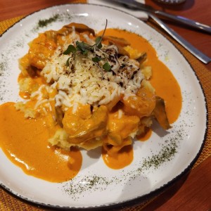Corvina Rellena con Camarones