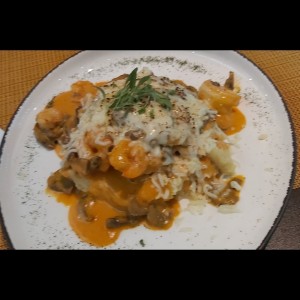 Corvina Rellena con Camarones