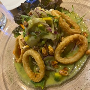 Ceviche de Corvina con Crema de Aguacate