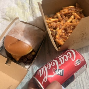 Cha-K-lita + papas + soda 355ml