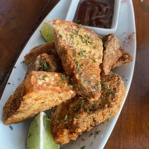 Pork belly bites