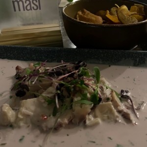 Tiradito de pulpo