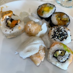 Surtido de sushis