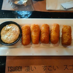 Croquetas de cangrejo