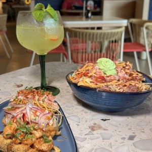 Entradas - Pizza japonesa