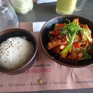 pollo agridulce