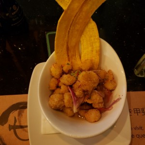 Ceviche Frito de Corvina