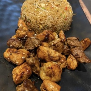 Mixto (pollo, filete y langostinos)