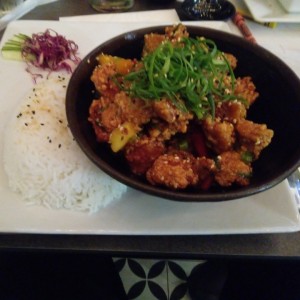 Platos Calientes - Pollo Agridulce