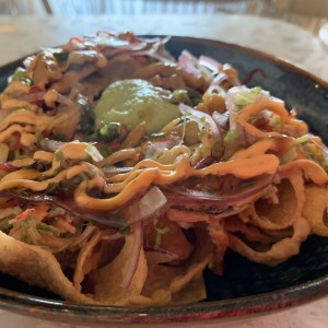 Japonachos de pollo