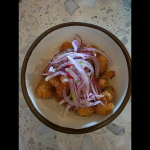 Ceviche Frito de Pescado Blanco