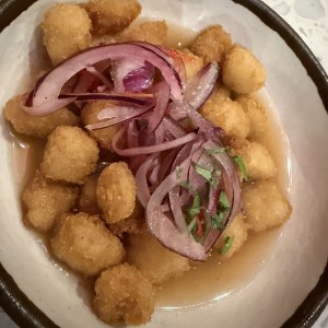 Ceviche Frito de Pescado Blanco