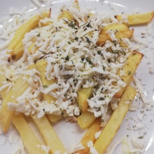 Papas asadas con queso feta