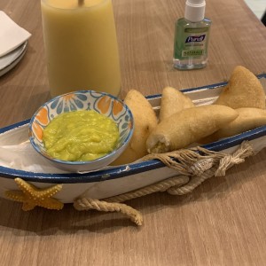 Las mejores empanadas de pollo.