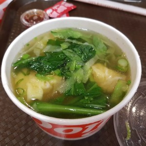 sopa de langostino