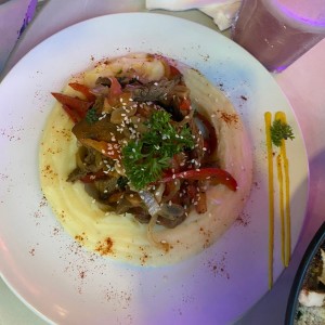 Lomo con vegetales