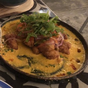 Pescado frito afro