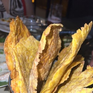 Patacones con salsa sexy