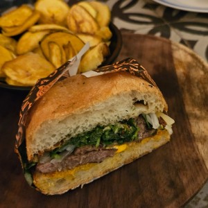 beef tong sandwich