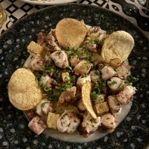 Pulpo a la brasa