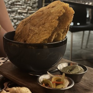 Patacones con salsa sexy