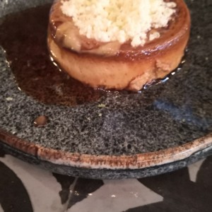 Flan de cafe con queso