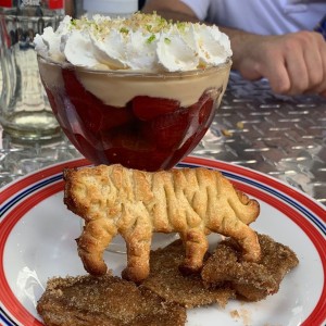 Fresas con crema