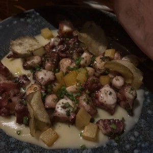 Pulpo a la brasa