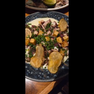 Pulpo a la brasa
