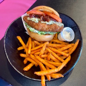 Ceaser chicken burger