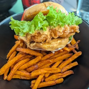 American chicken sando