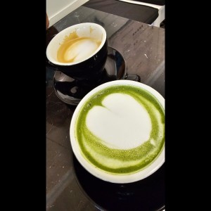 capuchino  y matcha