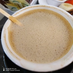Late con leche de almendra