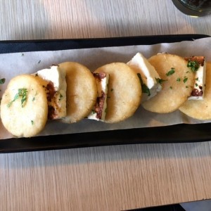 Arepas con queso