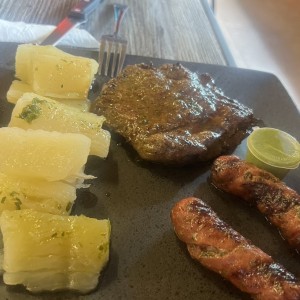 Churrasco y chorizos