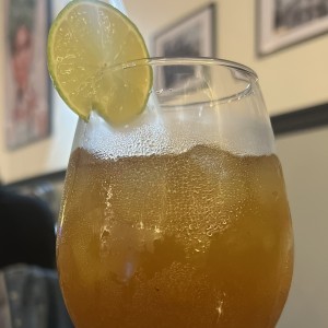 Bebida de limon con raspa dura